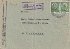 N 206 Landpost (21B) Lützeln über Burbach (Kr. Siegen) Sonderstempel