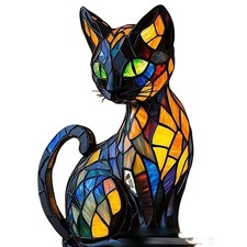 Tierharz Tischlampe LED Nachtlicht Nachttischlampe für Wohnzimmer & Schla