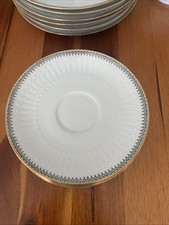 Bavaria Winterling Kirchenlamitz Unterteller Porzellan Weiß/Gold Ø14,5cm.x2cm.H