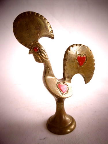 Vintage dekofigur aus messing - aus,