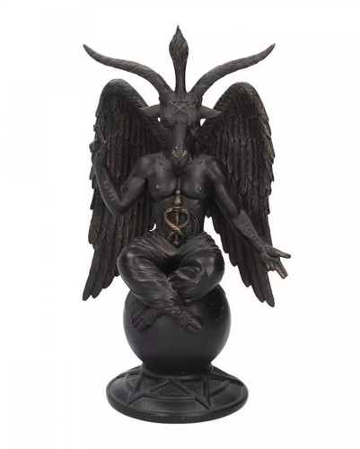 Antik look baphomet figur - baphomet, mit