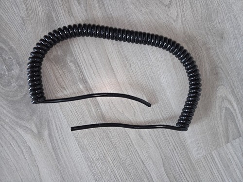 Spiralkabel schwarz x - schwarz,