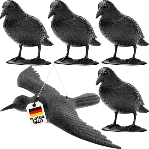 Vogelschreck krähe rabe - 5x,