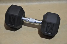 PB Strong Hexhantel hexagon 17,5kg gummiert Profi Kurzhantel