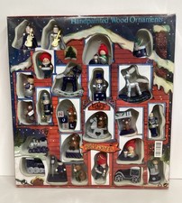 24-teiliges Set Holz Vintage