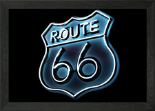 Leuchtreklame Route 66