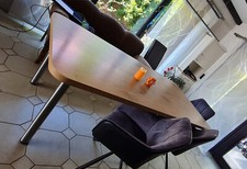 Esszimmertisch Eiche hell 200 x 100 x 75cm - TOP