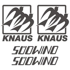 2 x Knaus SÜDWIND aufkleber