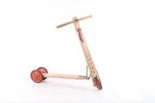 alter Roller Spielzeug Kinderroller Tretroller Vollgummi Holz Wikli