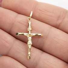 1 3/8" Jesus Kreuz Anhänger