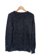 FLAMANT ROSE Feinstrickpullover Damen Pullover Gr. DE 38 schwarz Casual-Look