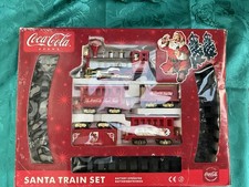 Coca Cola Santa Train Set mit