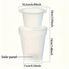 Solar led blumentopf licht - solar, led-blumentopf
