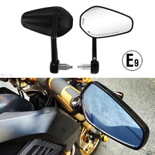 2X Motorrad Lenkerendenspiegel