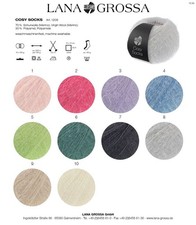 Lana Grossa Cosy Socks , 3, 4