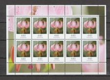 BUND 3118 "BLUMEN - TÜRKENBUND" - IM ZEHNERBOGEN **