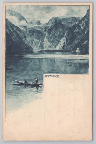 Königsee berge boot bayern - berge,