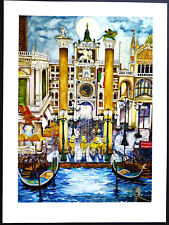 PERGOLA Linnea " Four Horse of San Marco "  Giclée, handsigniert, 23/50 45x61 cm