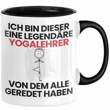 Yogalehrer Geschenk Tasse