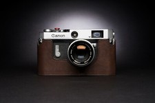 Real Leather Half Camera Case