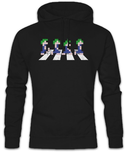 Lemmings road hoodie - lemmings,