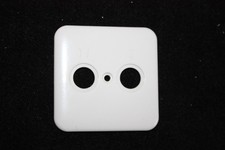Gira Fläche altes Programm (68x68 mm) Blende für SAT TV Radio Dose in reinweiß