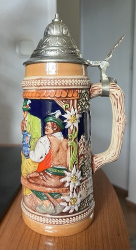 Vintage gerz bierkrug - vintage,