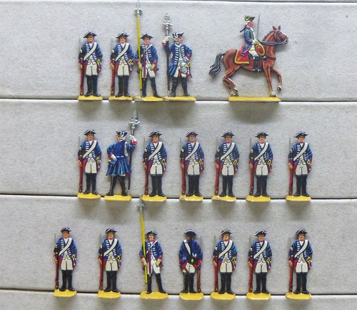 Zinnfiguren preussen 1750 - 19,