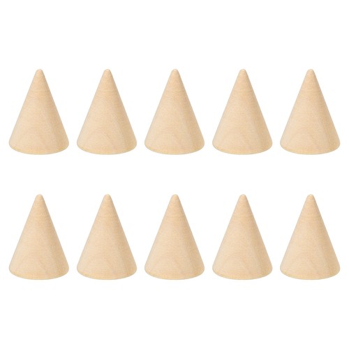 25x20mm natural holz kegel - natural,