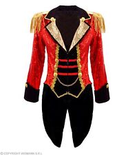 Paillettenfrack Zirkus rot