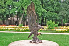 Dekofigur bronziert - Adler Wings of Glory - Bronzefigur Figur Deko In-/Outdoor