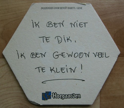 Alter bierdeckel hoegaarden - alter,