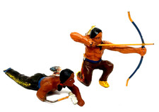 Lineol Indianer Masse 2x Figur