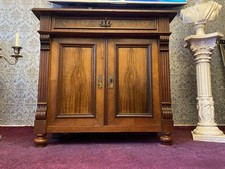 Gründerzeit Halbschrank Top Zustand Antik Nussbaum Mahagoni