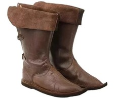 Mittelalter lederstiefel - lederstiefel, 15