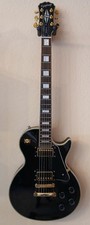 E-Gitarre Epiphone Les Paul Ebony Custom mit original Gibson-Humbuckern