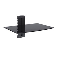 schwarze Wandhalterung