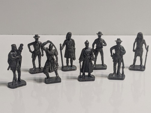 Vintage metallfiguren samurai - vintage,