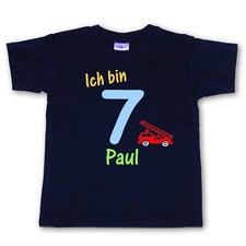 Geburtstag T Shirt  Ich bin 7
