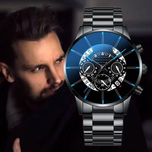 Herren armbanduhr edelstahl - herren,