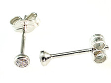 925 Silber Kelch Ohrstecker  1