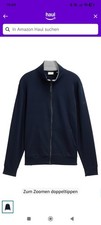 Tom tailor sweatjacke blau - tom,