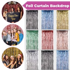 2m-3m Folie Fransen Lametta