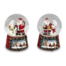 Schneekugel Spieluhr Schneemann Musik We wish you Weihnachten 734371 formano