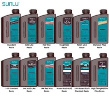 SUNLU Standard/ABS-Like/Plant Based/Nylon/Water Washable Harz für LCD Drucker