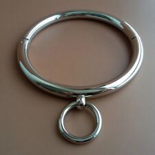 Frauen Metall Stahl Halsband mit O Ring Bondage Choker Restraint Sklave BDSM DE