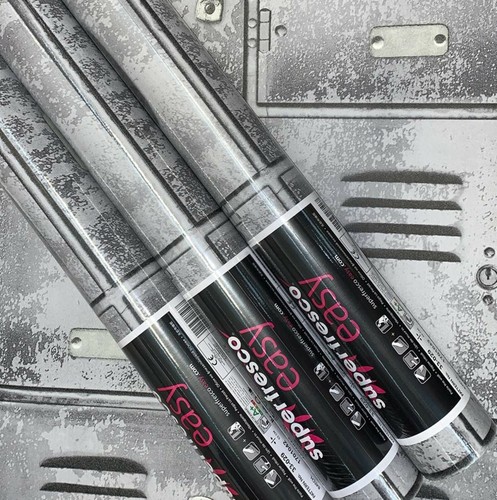 Grau metalloptik spinde - grau,