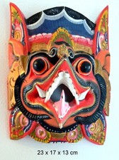 BALI-DRACHENMASKE | handgeschnitzt und handbemalt | im Auftrag aus NACHLASS !!