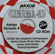 CD Maxon Cinema 4D Amiga Plus