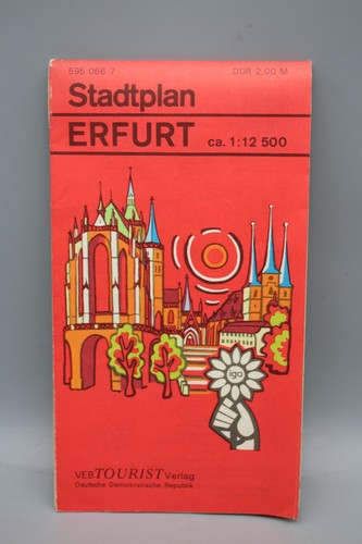 Alter stadtplan erfurt - alter,